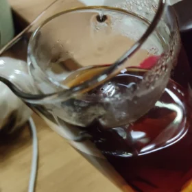 350ml Xiao Qing Gan Glass Teapot with Strainer