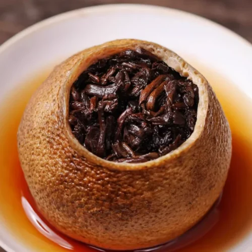 250/500g Bag of Xinhui XiaoQingGan Chenpi Pu'er Tea (Ripe Tea) - Image 4