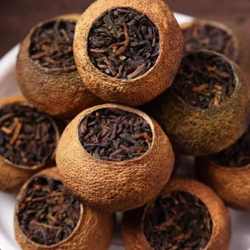 250/500g Bag of Xinhui XiaoQingGan Chenpi Pu'er Tea (Ripe Tea) - Image 5